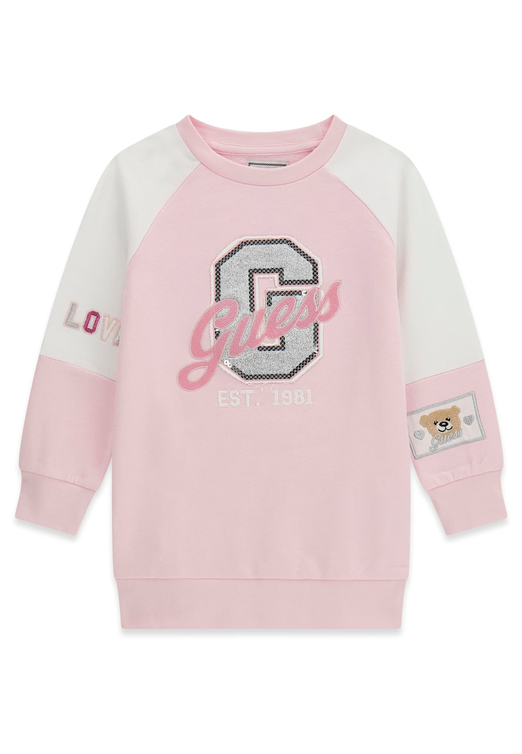 Logo Pailleté Dress, GUESS KIDS