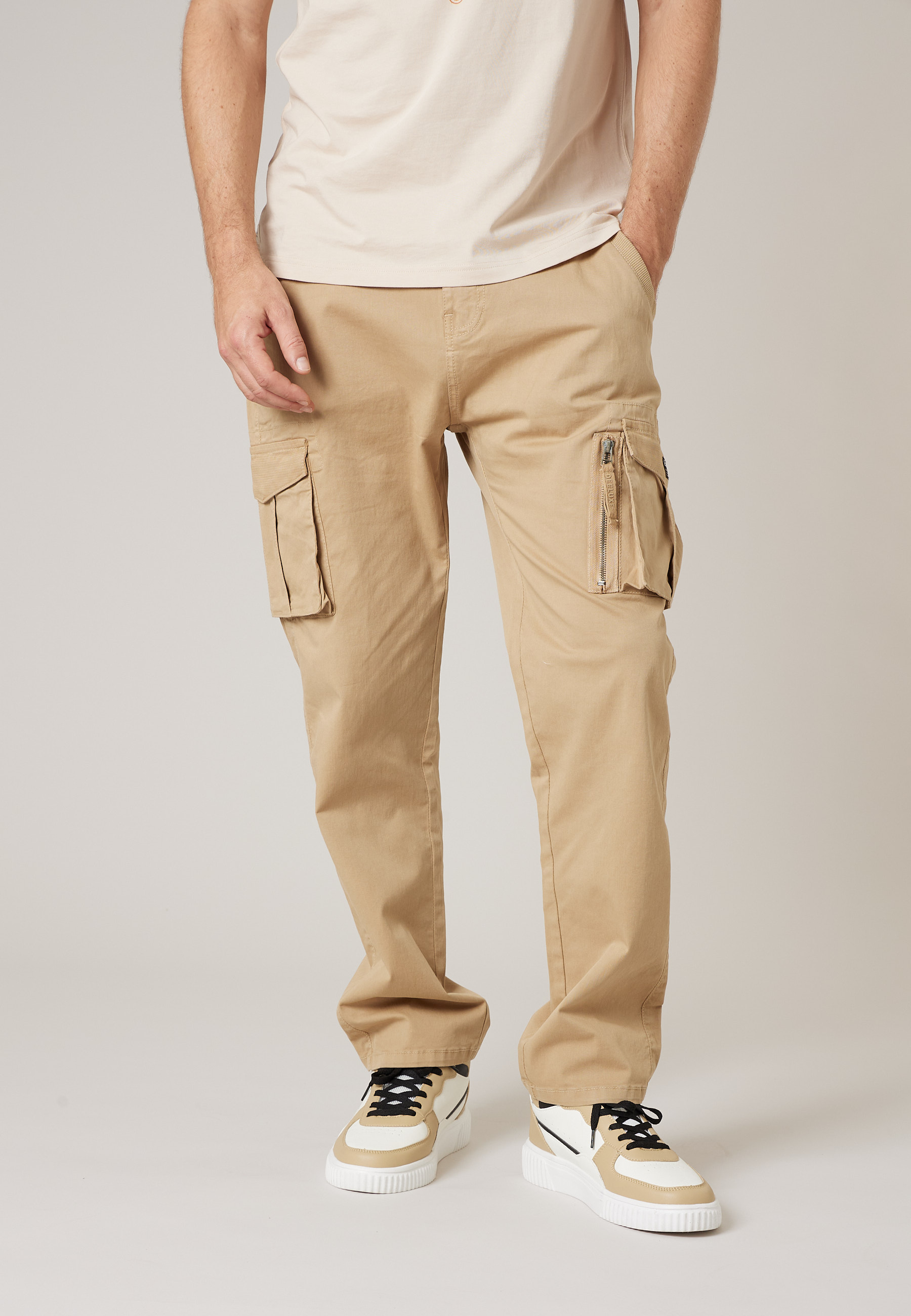 Pantalon cargo regular homme en coton KENAI, DEELUXE