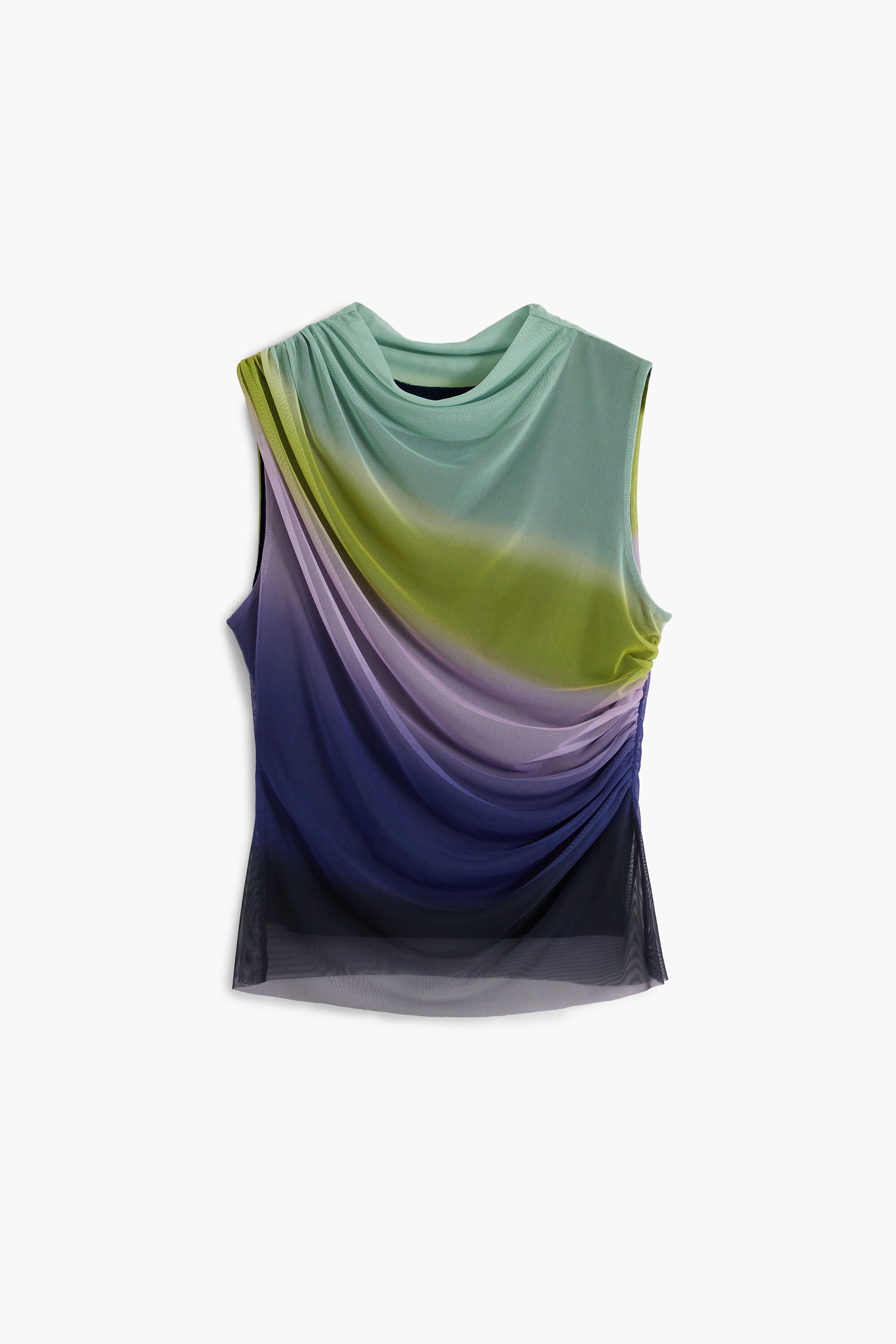 T-shirt en tulle dégradé, DESIGUAL