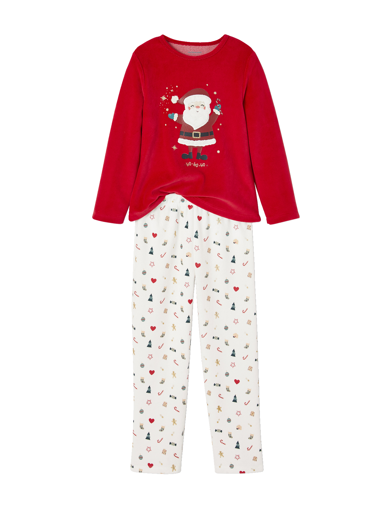 Pyjama velours noël, VERTBAUDET