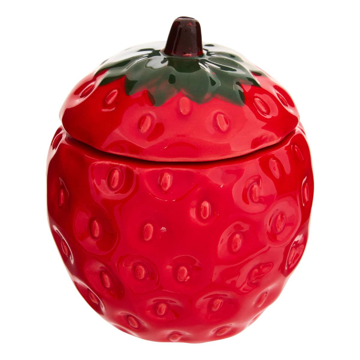 Bougie parfumée pot en céramique forme fruit FRUITY, ATMOSPHERA