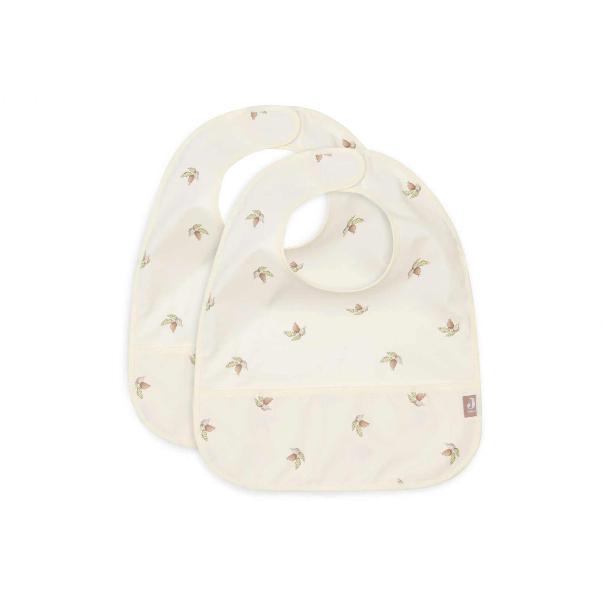 Lot de 2 bavoirs imperméables Rosehip, JOLLEIN