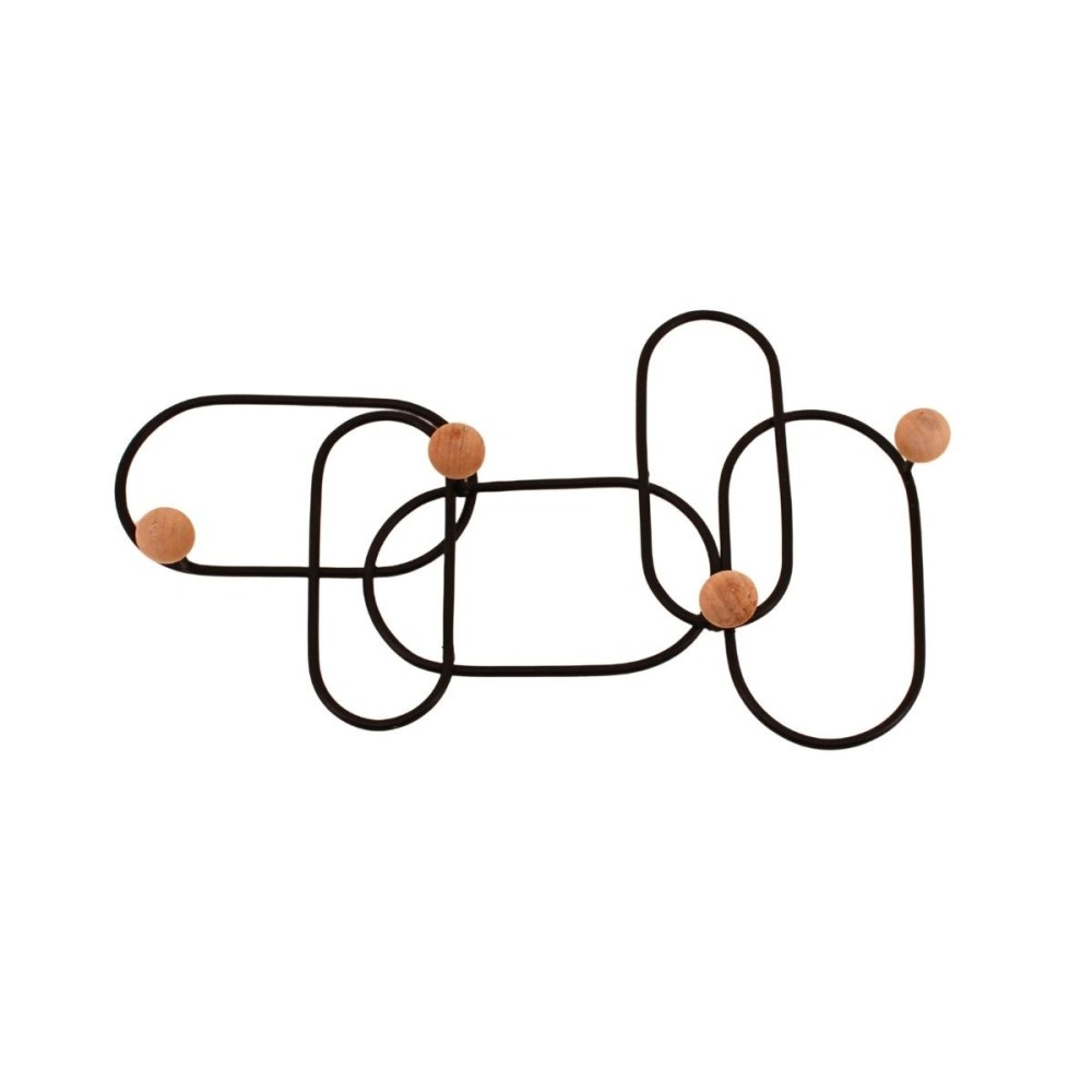 Patère design en métal 35x20cm, ORNAMI