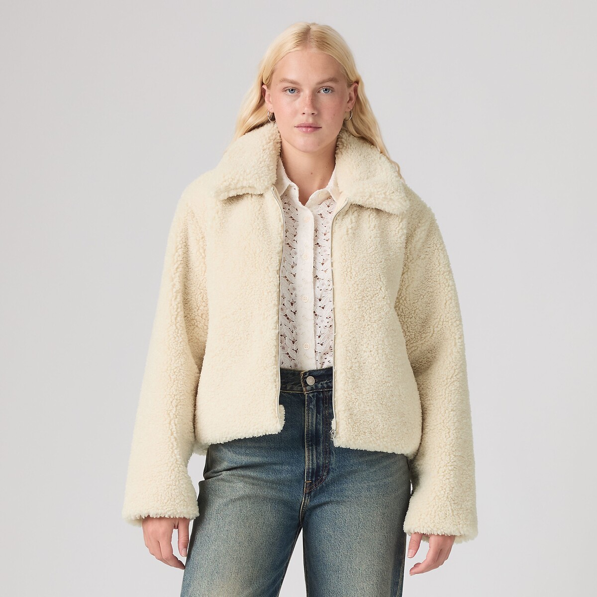 Veste courte zippée sherpa, LEVI'S