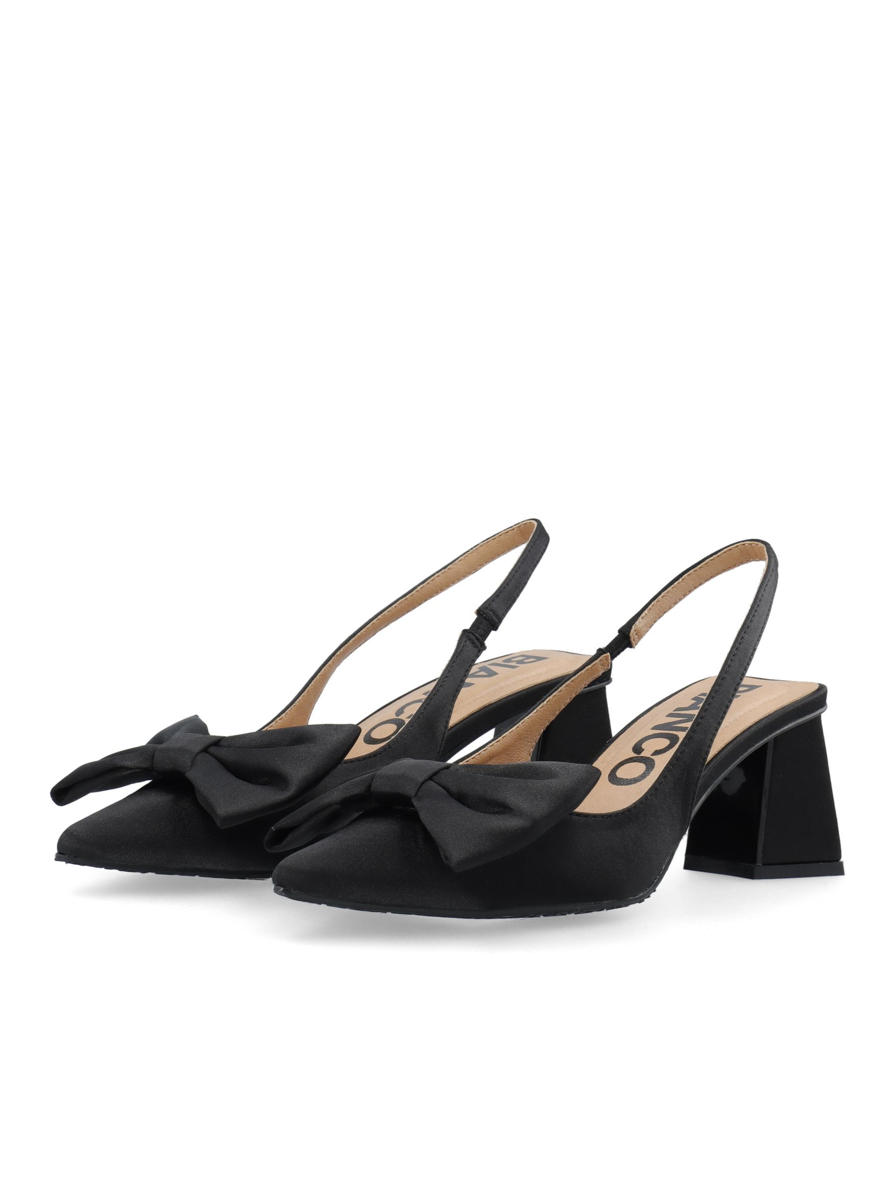 Chaussures À Bride Arrière, BIANCO