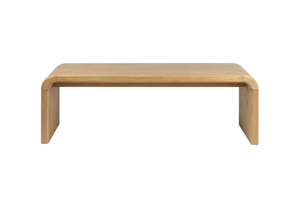 Banc de salle à manger en bois d'hévéa - BRAVE, ZUIVER