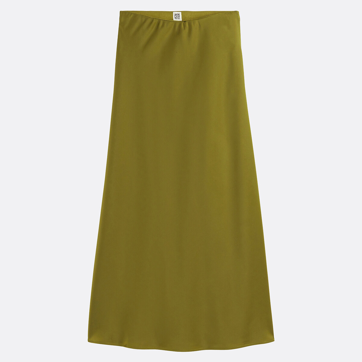 Jupe maxi longue, satinée