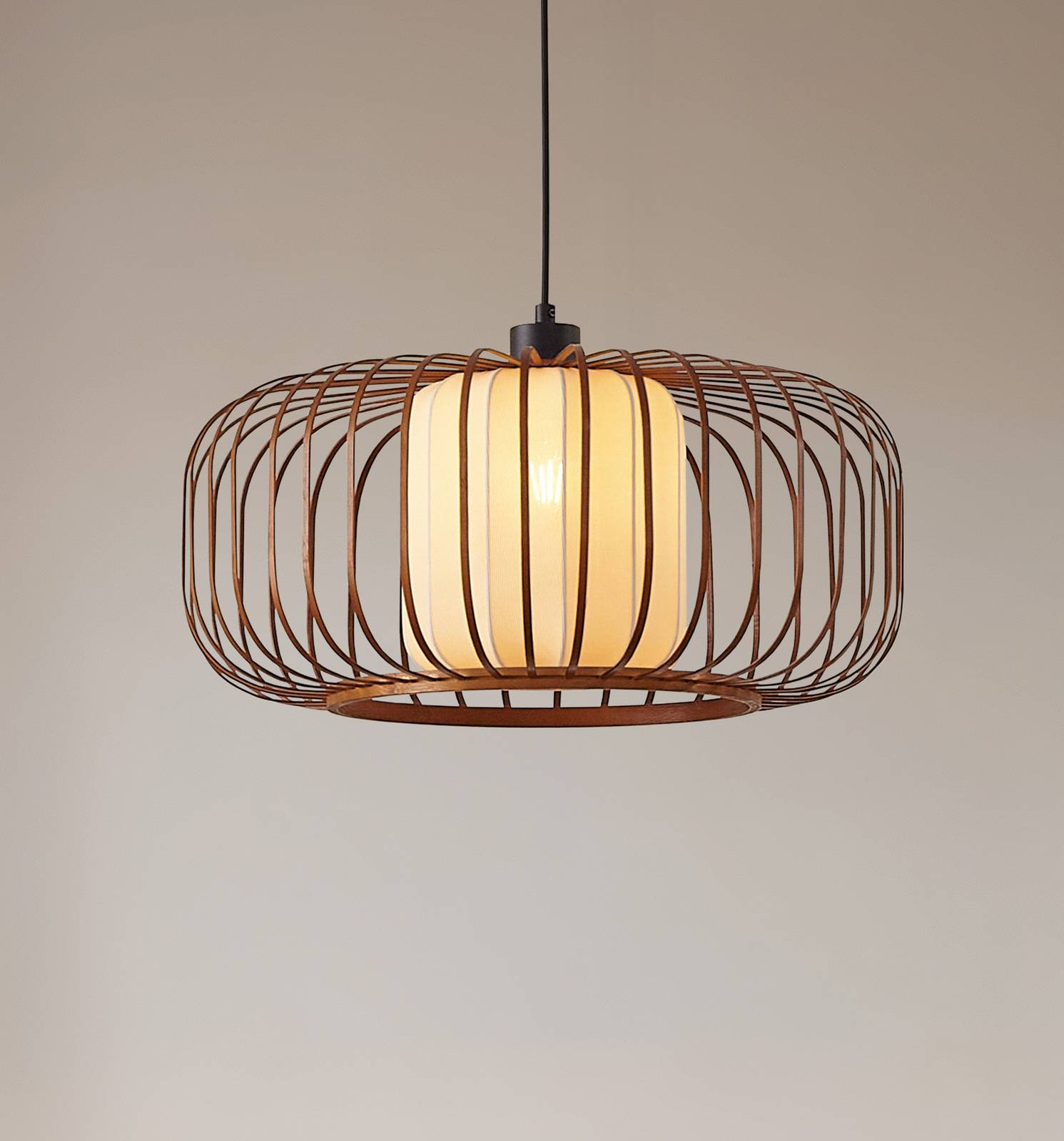 Suspension en bambou scandinave, Davella, LINDBY