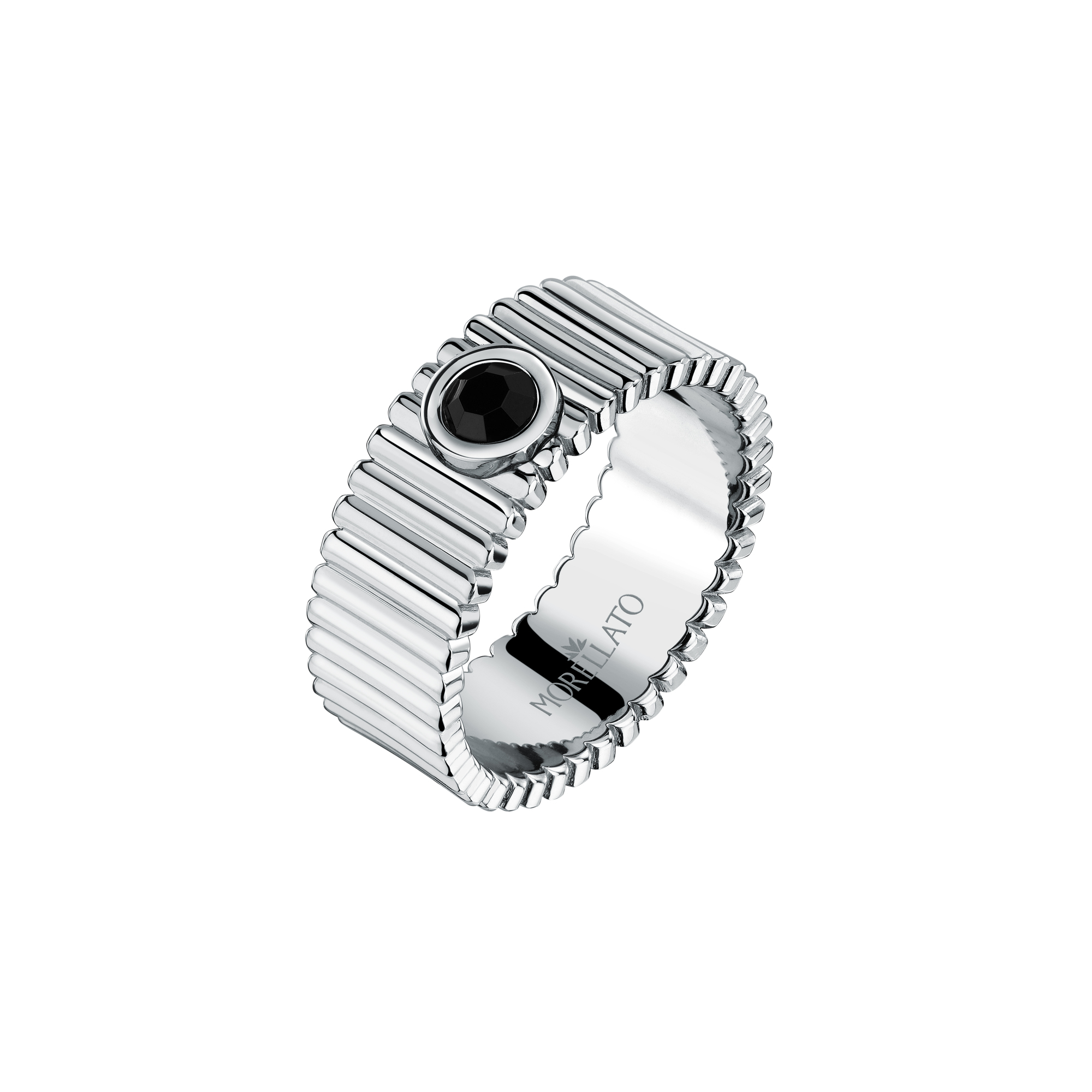 Bague en Acier, Pierre PP URBAN, MORELLATO