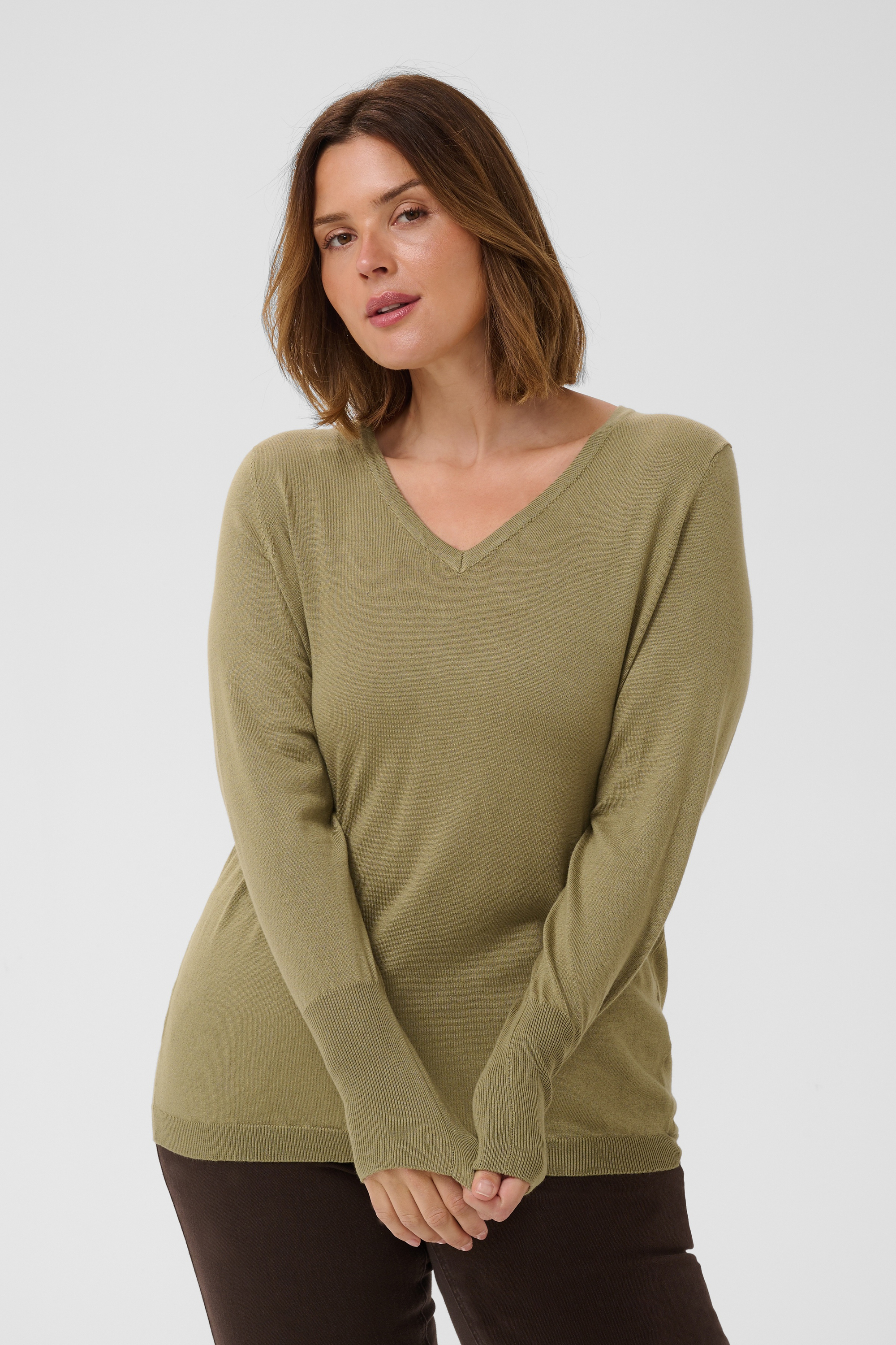 Pullover tricoté, KAFFE CURVE