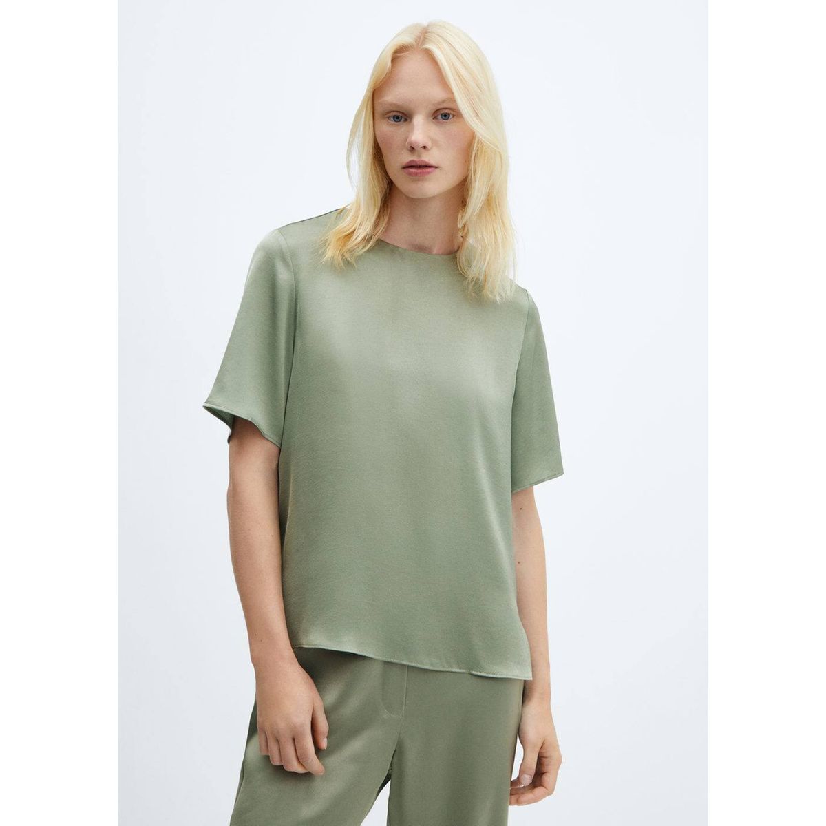 Blouse 2025 verte mango