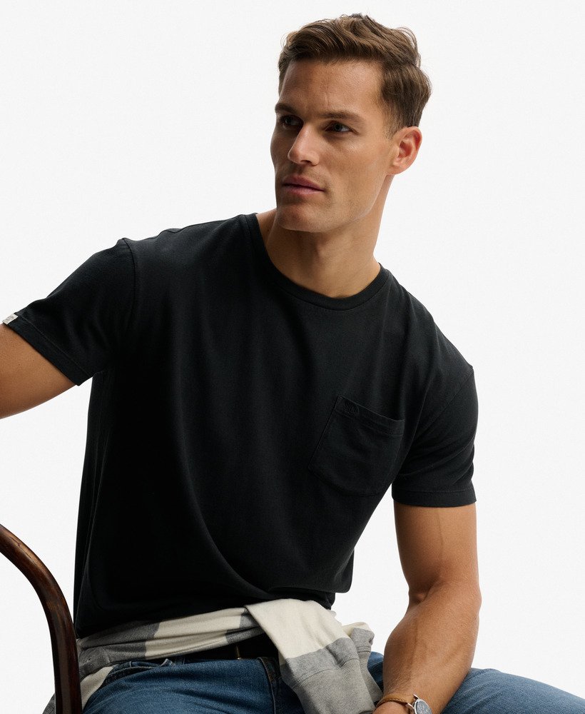 T-shirt Classic Pocket Coupe Décontractée, SUPERDRY