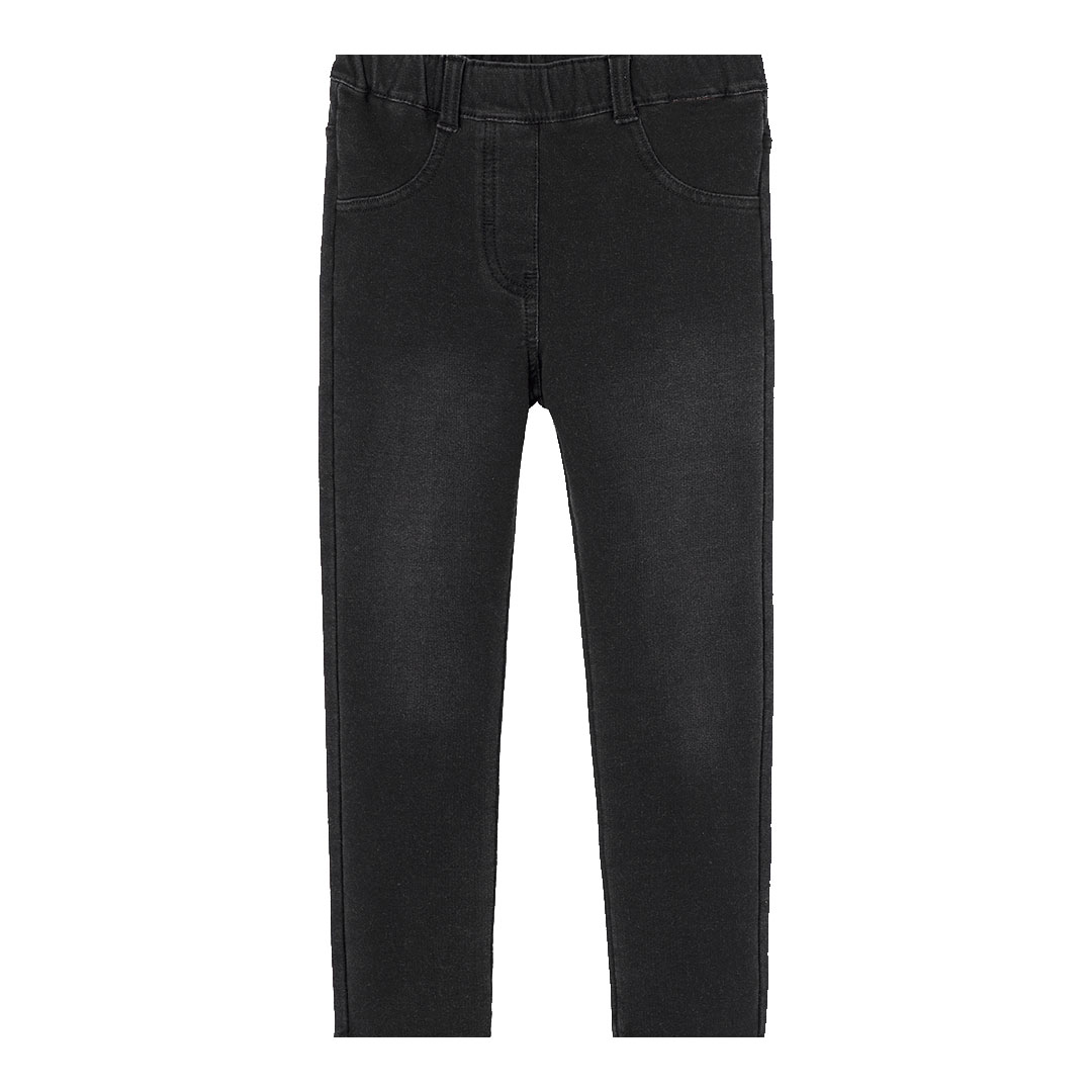 Pantalon fille denim molleton, BOBOLI