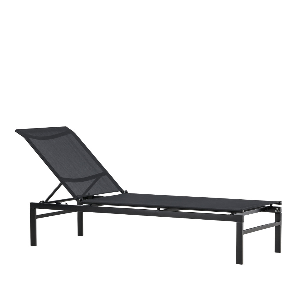 Chaise longue inclinable en aluminium- MASSIMO, VENTURE HOME
