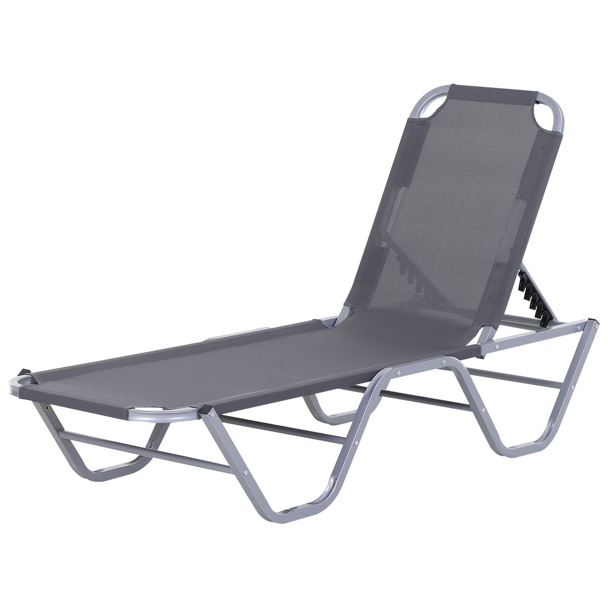 bain de soleil transat design contemporain dossier inclinable multi-positions