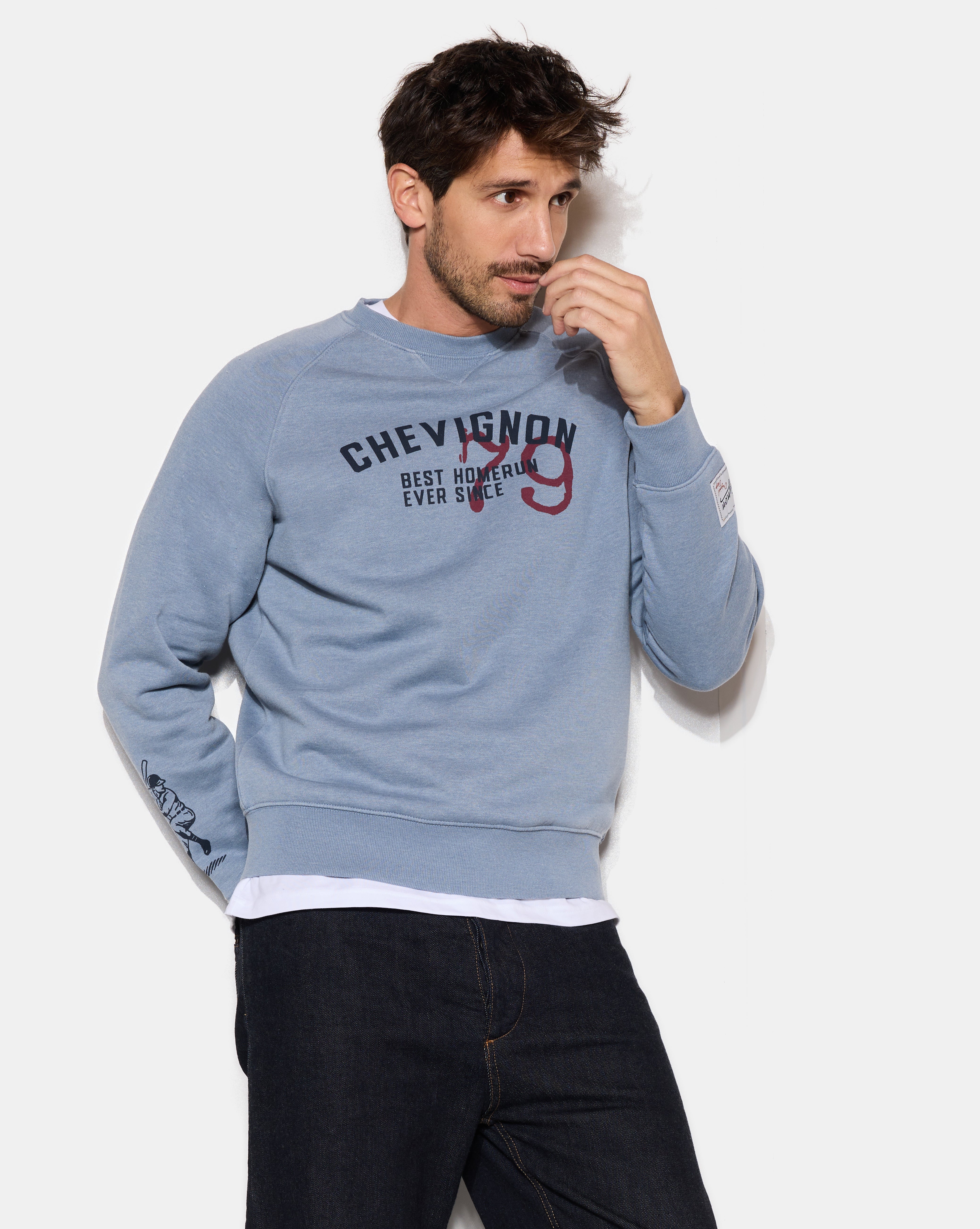 Sweat Shirt en coton DERBY, CHEVIGNON