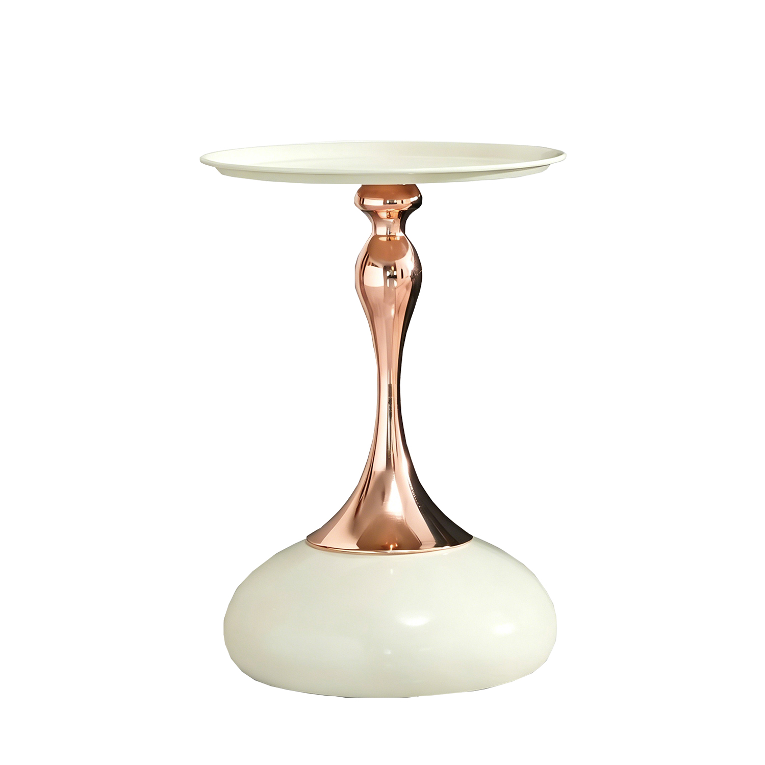 Table dappoint en métal ronde, CLIFTEND, MEUBLES COSY