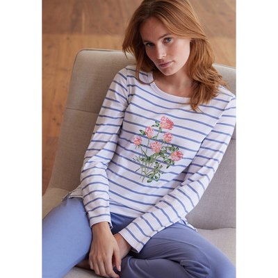 Pyjama jersey pur coton, manches longues ANNE WEYBURN
