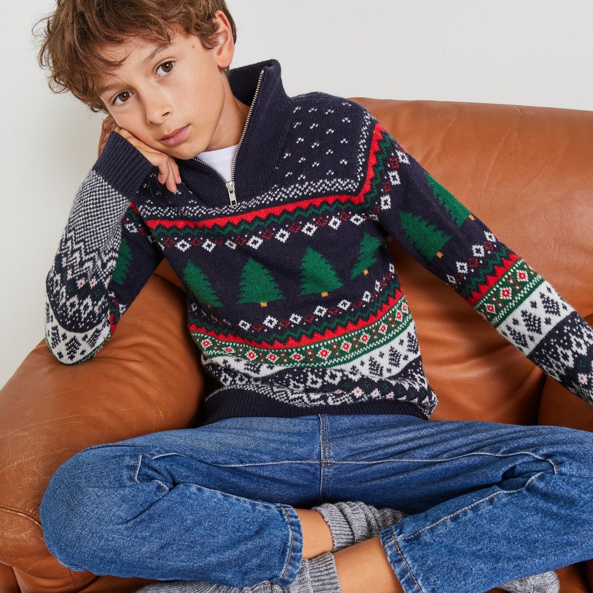 Pull de noel online monoprix