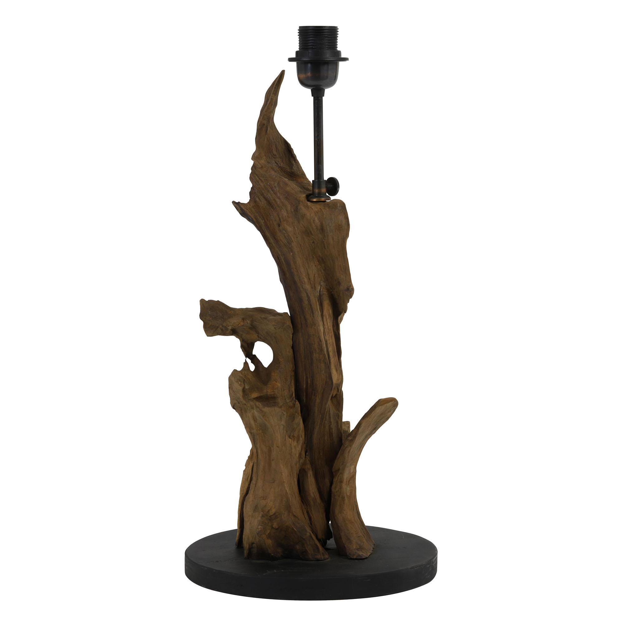 Pied De Lampe Bois IKAL, LIGHT & LIVING 