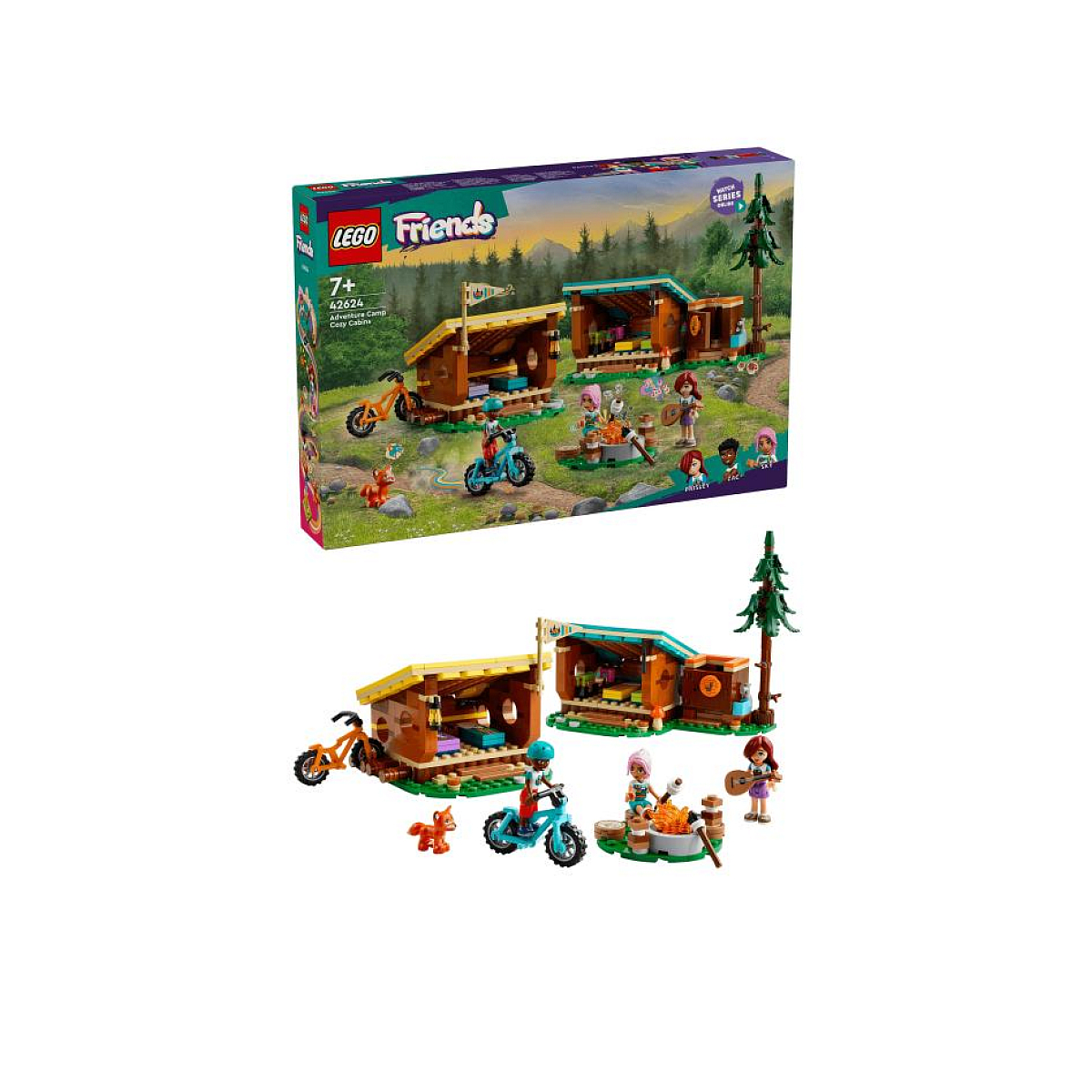 42624 Les cabanes chaleureuses de la base de loisirs ® Friends, LEGO