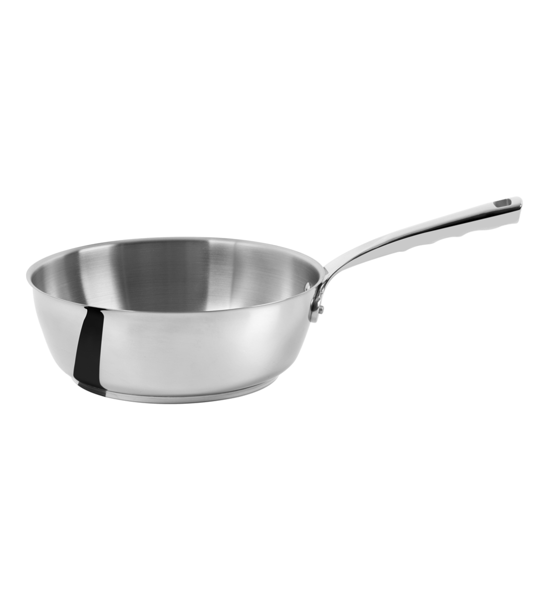 Sauteuse avec queue en fonte d'inox milady ø 17,7 cm, DE BUYER