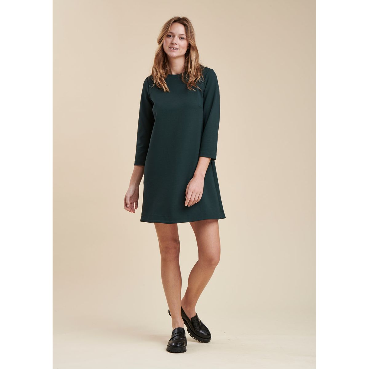 Robe longue 2024 vert bouteille