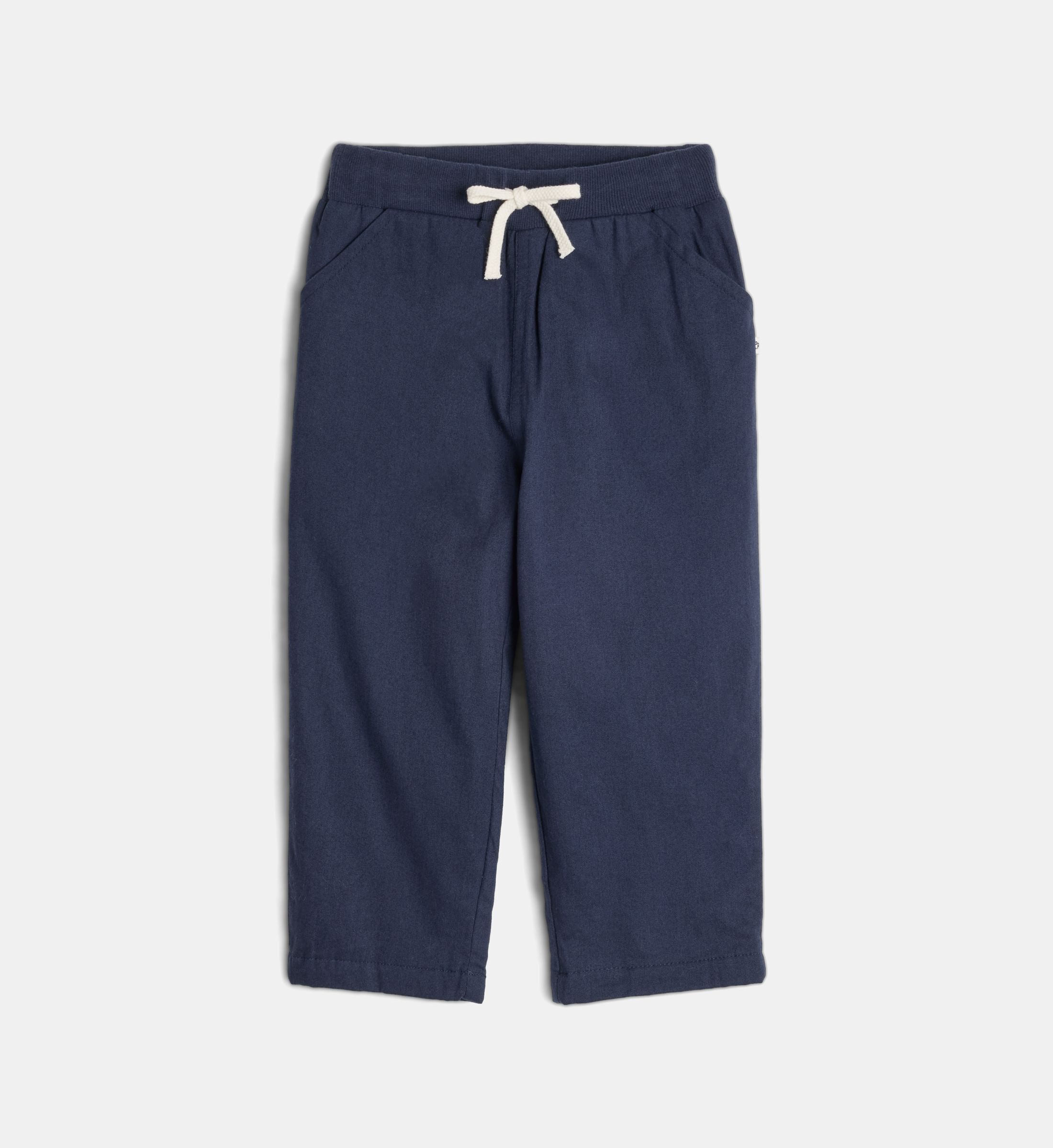 Pantalon vouchou droit en coton bio, CADET ROUSSELLE