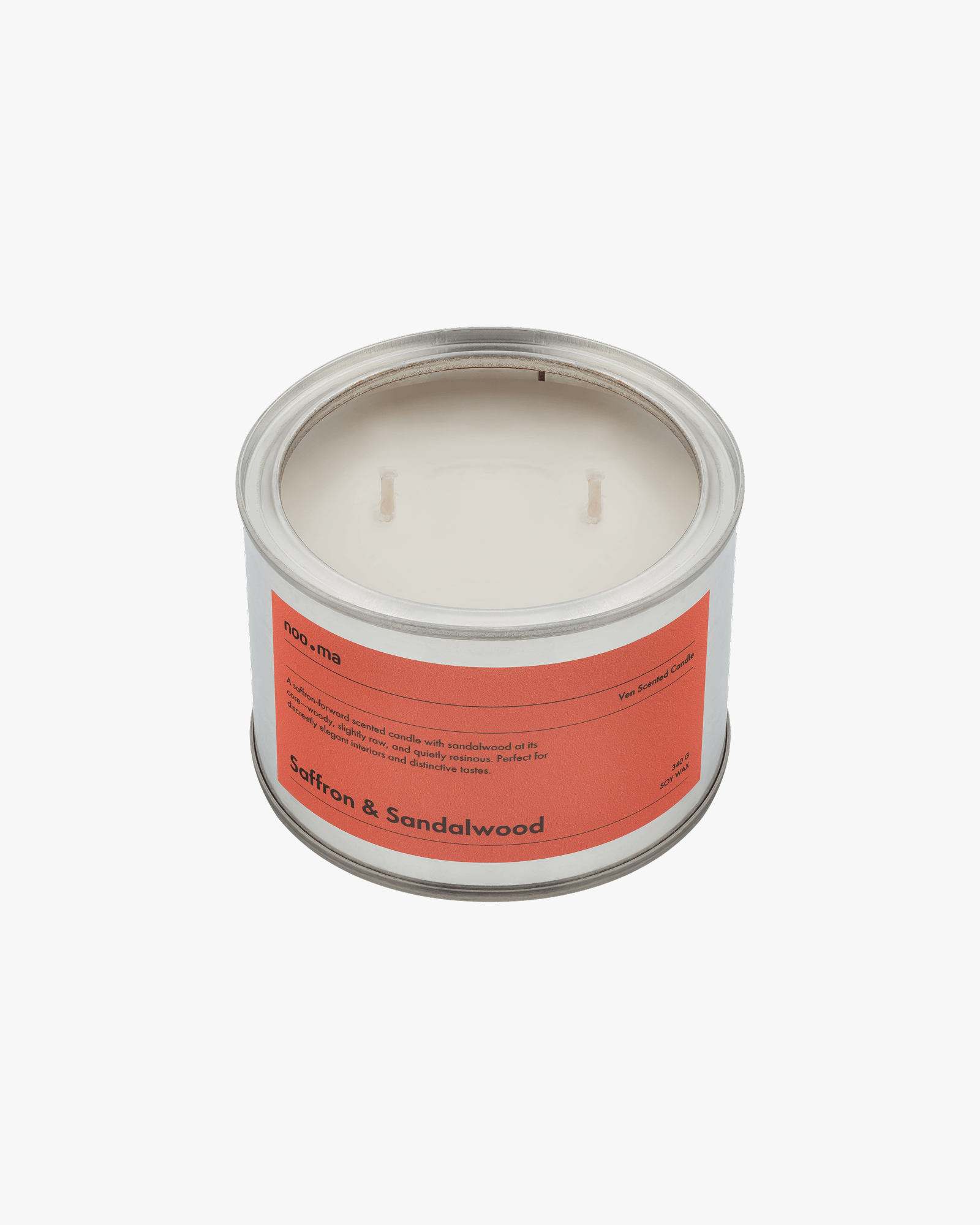 Bougie parfumée Ven - Safran et Bois de Santal, NOO.MA