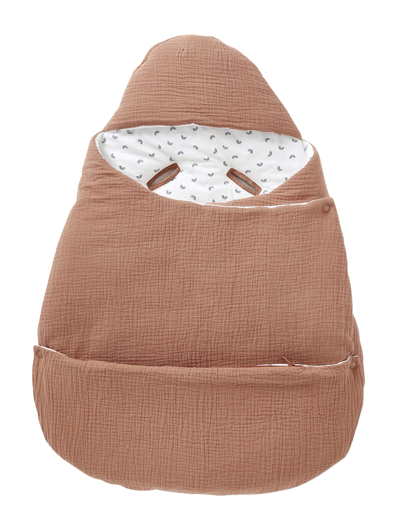 Nid d'ange transformable en gaze de coton, VERTBAUDET