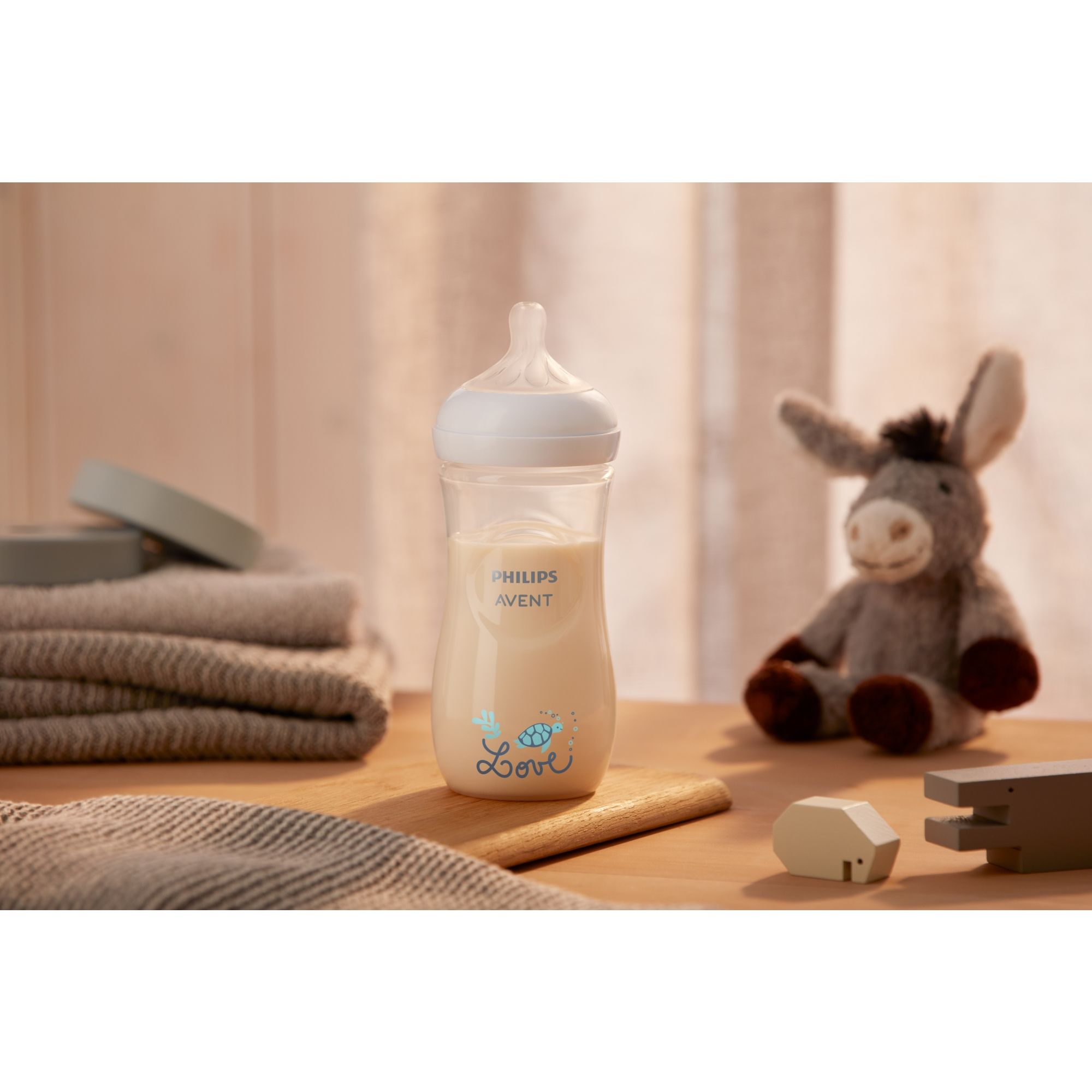 Biberon Natural response 3.0 330 ml imprimé Love, PHILIPS AVENT