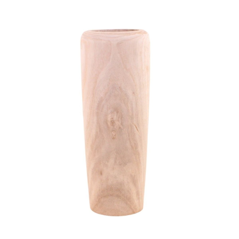 Vase en bois brut, H48cm, ORNAMI