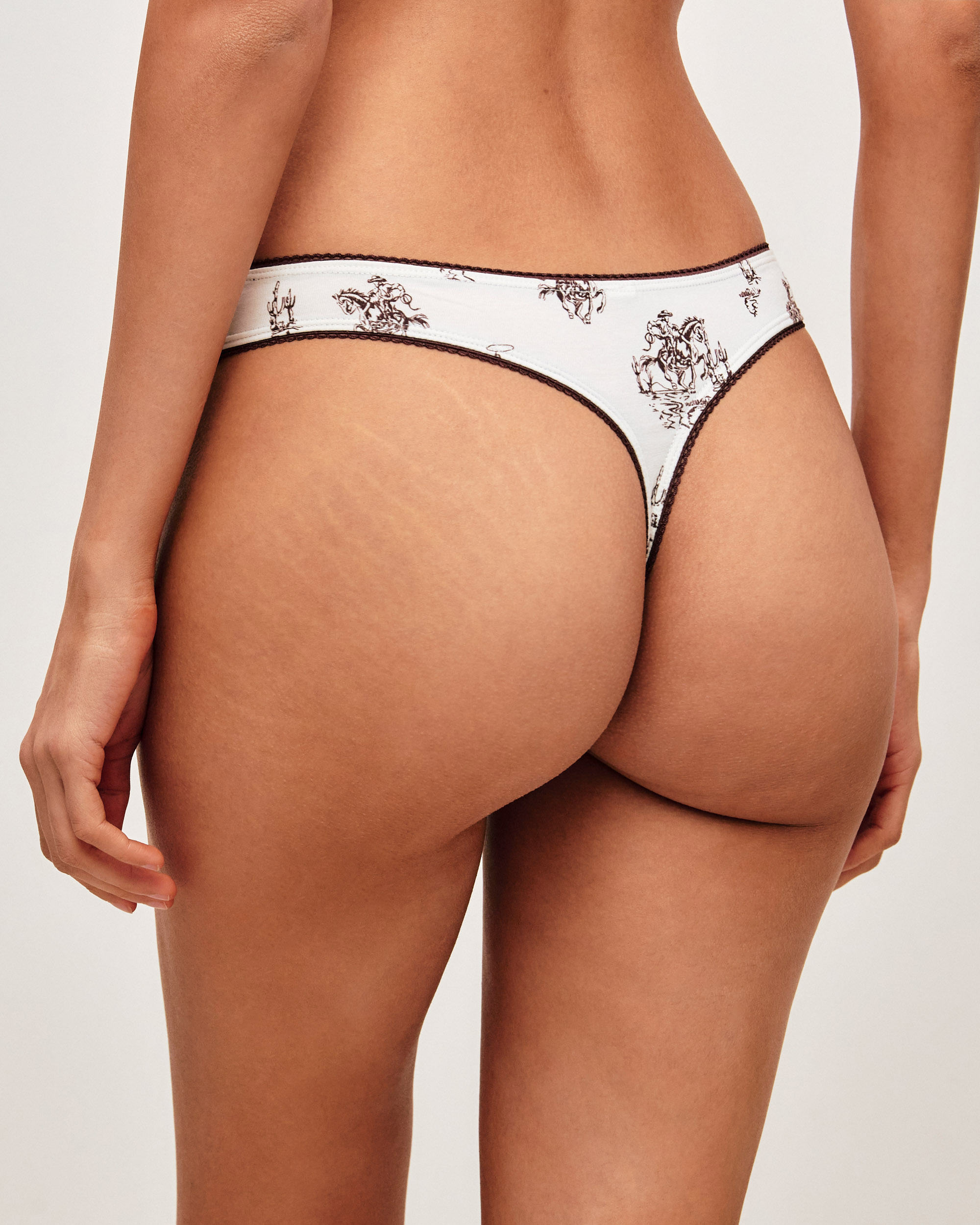 Lot de 3 strings en coton thème cowboys TAOMIZ COWBOYT, UNDIZ