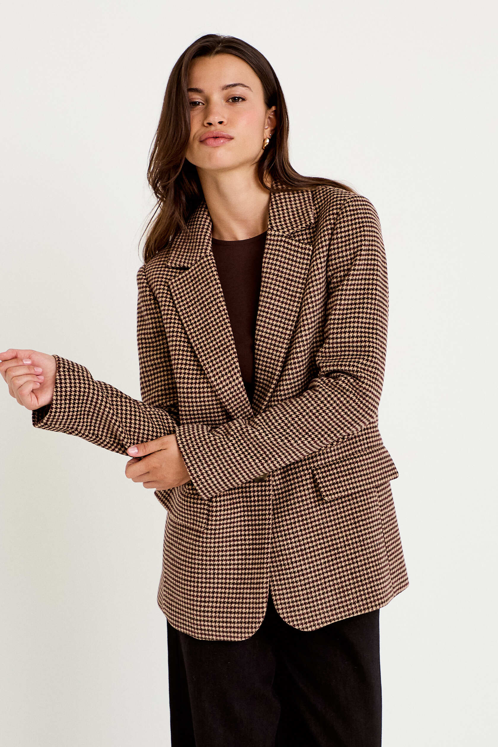Blazer col tailleur manches longues, CACHE CACHE