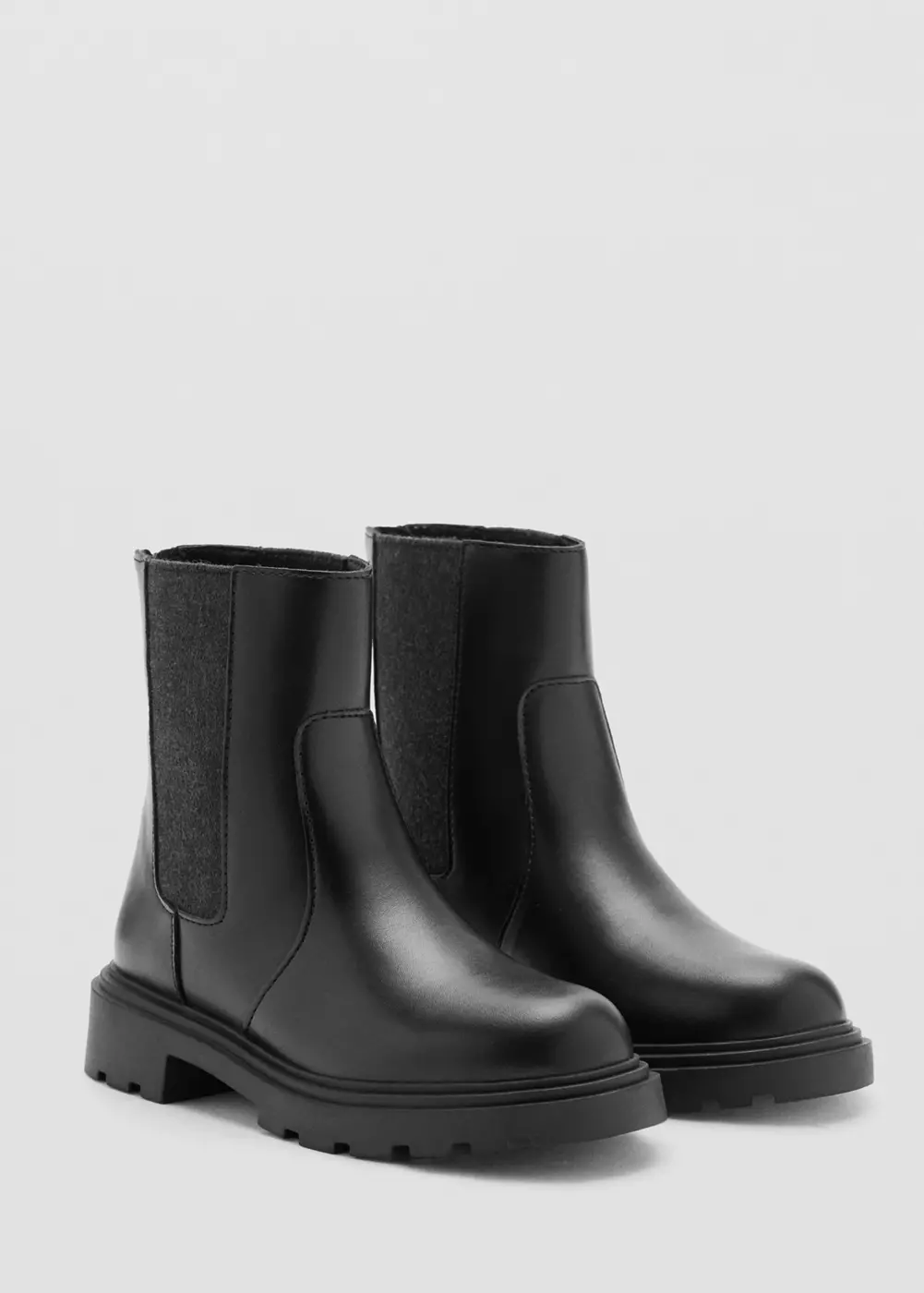 Bottes Chelsea effet cuir, MANGO KIDS