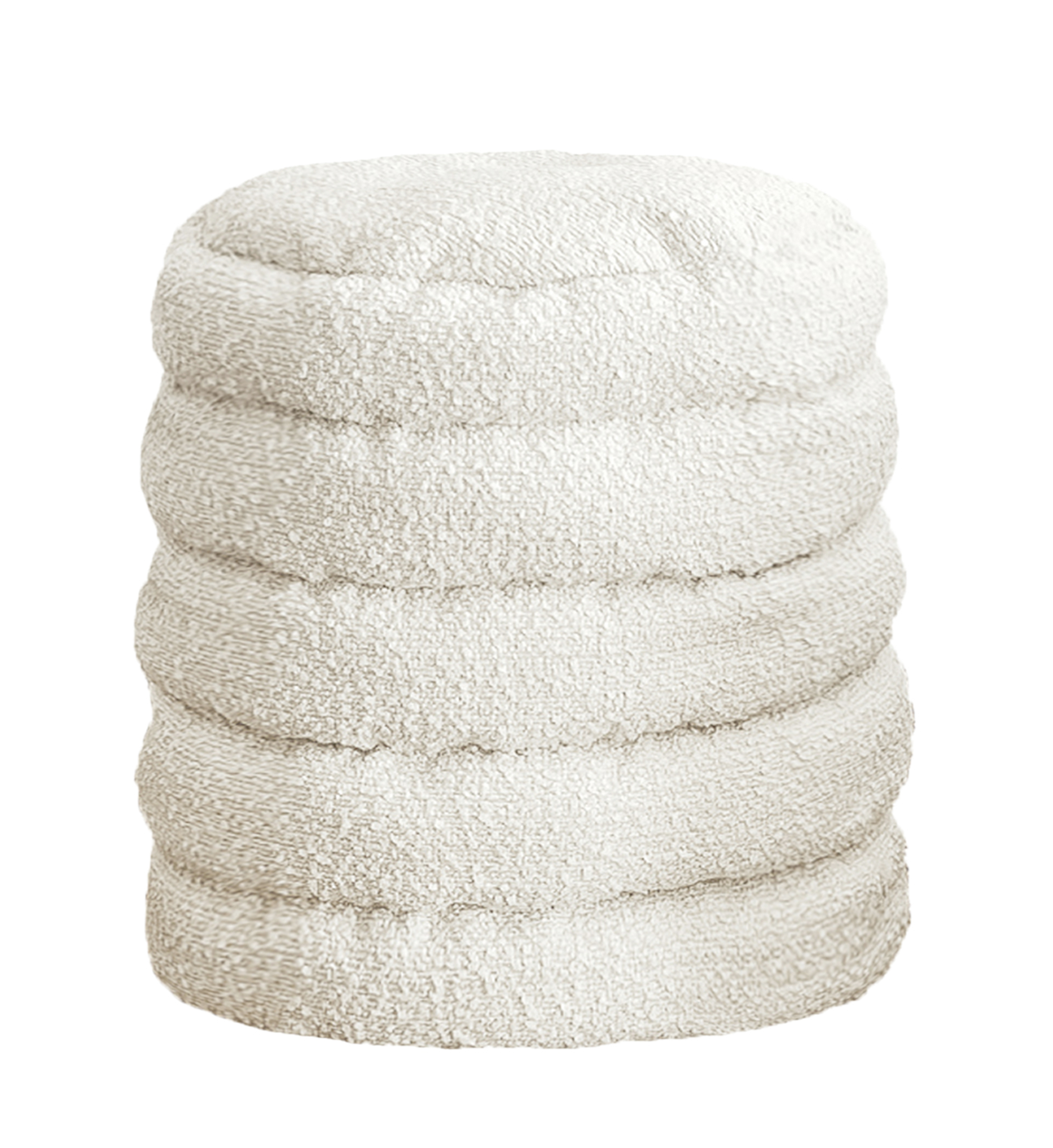 Tabouret igloo en laine bouclée, MX HOME