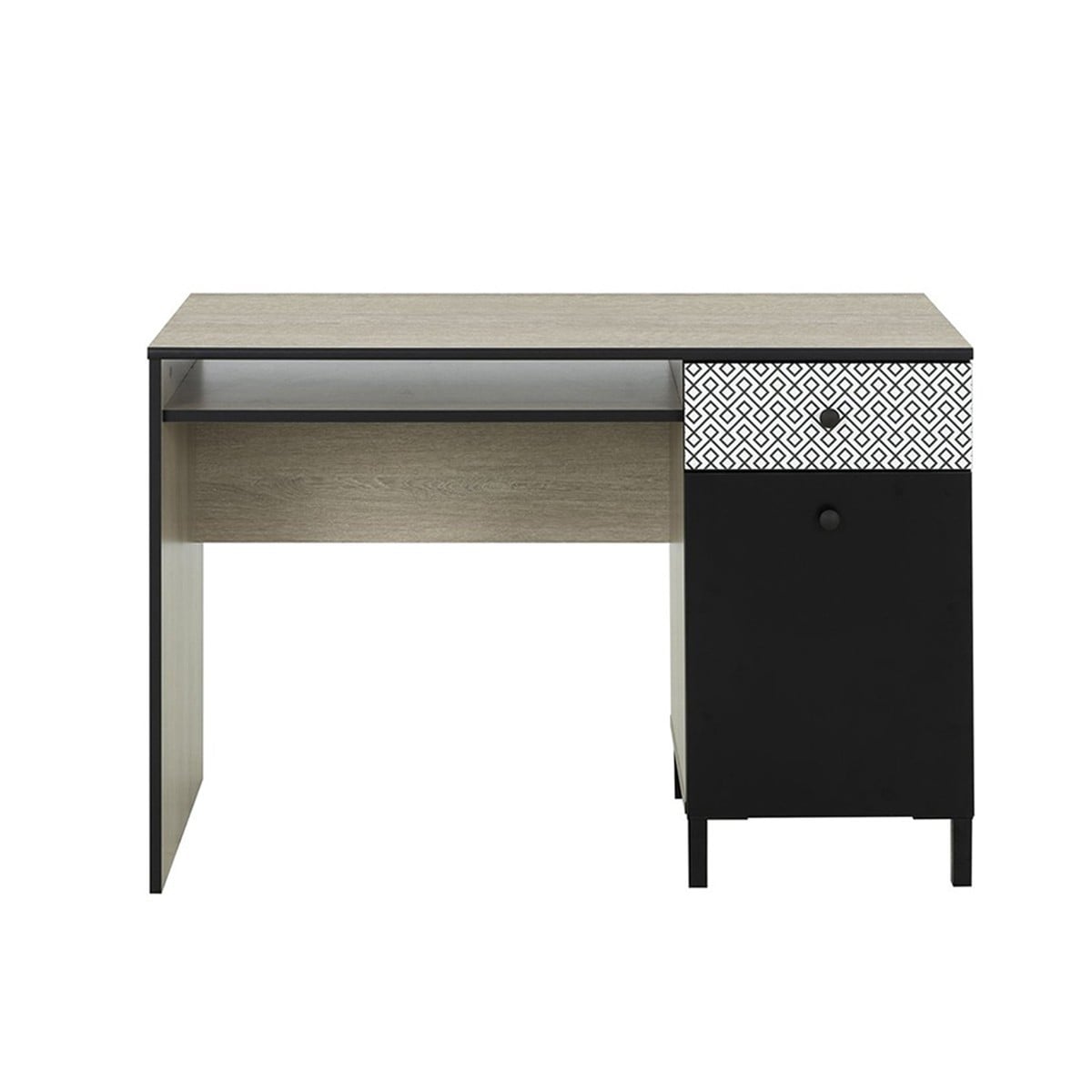 Bureau 1 porte 1 tiroir Jakarta - Fabrication Française, CALICOSY