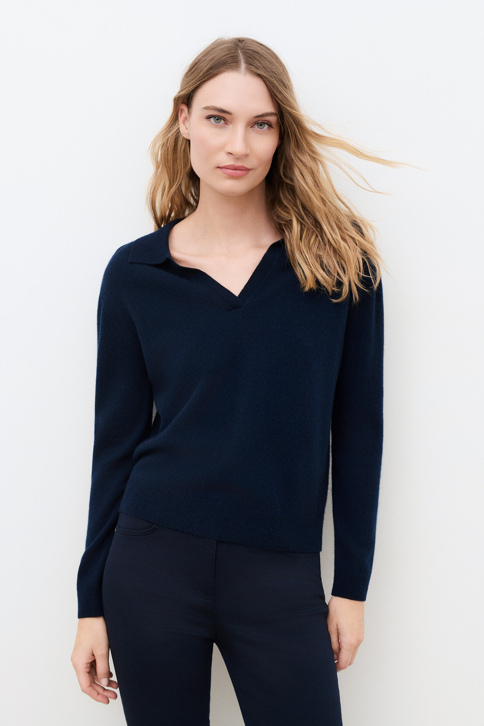Pull droit cachemire MVICTOR, CAROLL
