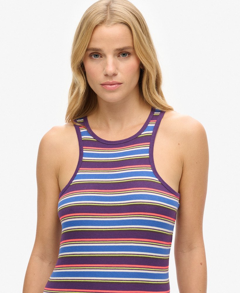 Robe à dos nageur rayée Vintage, SUPERDRY