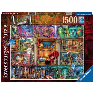 Ravensburger - puzzle adulte - puzzle 1500 p -la grande bibliothèque- 17158 RAVENSBURGER