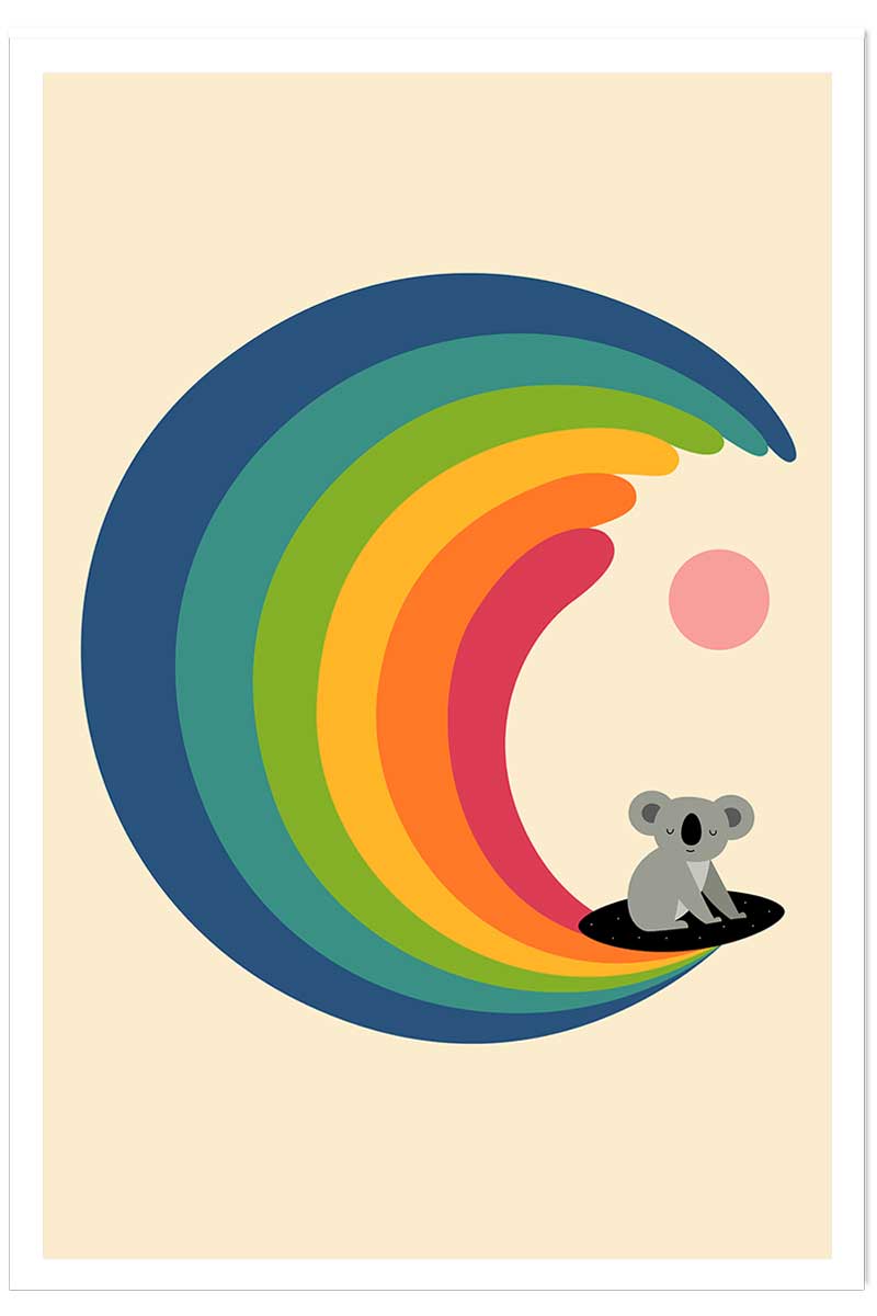 Affiche surf and koala, HEXOA