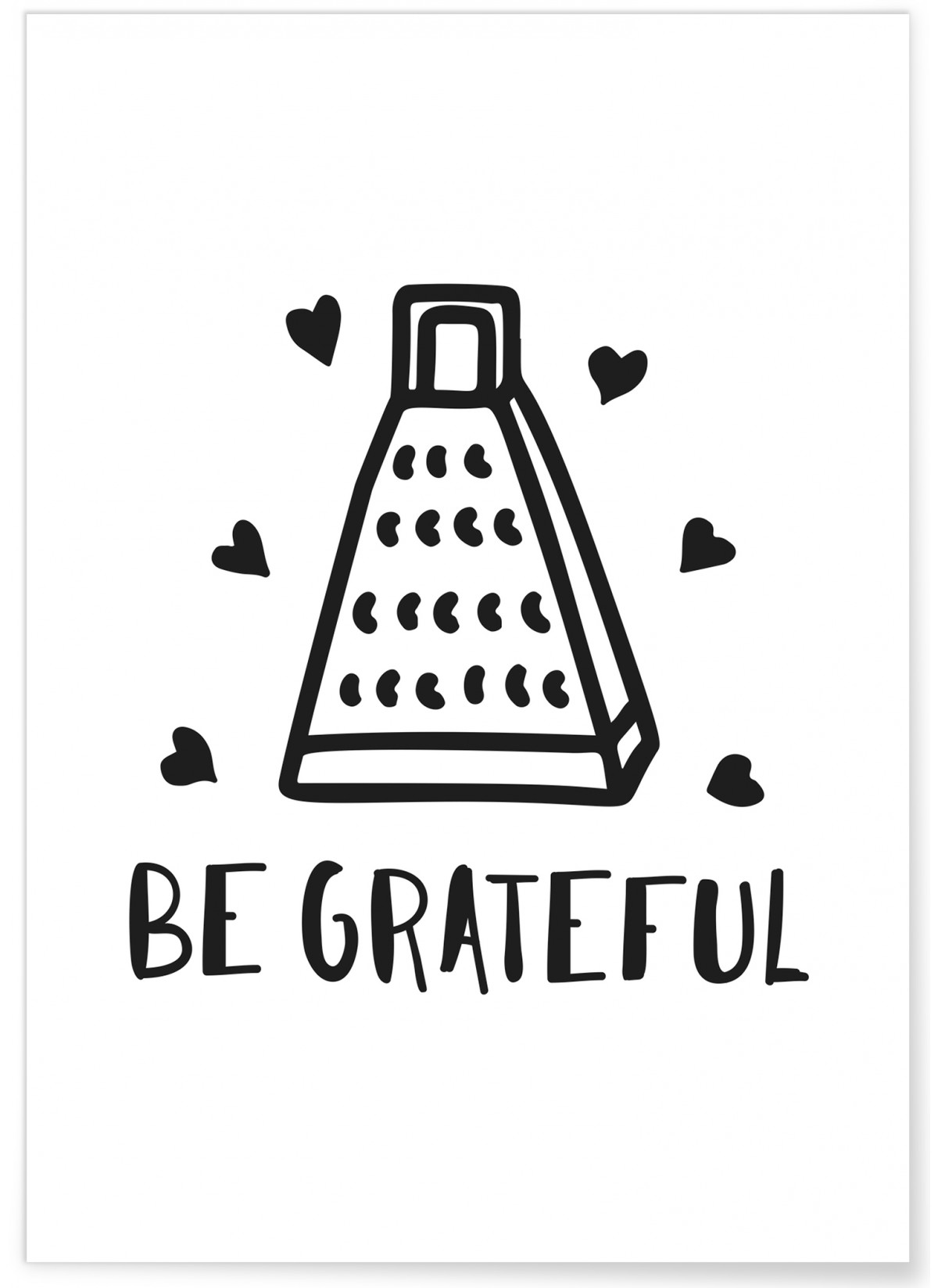 Affiche Be Grateful, L'AFFICHERIE
