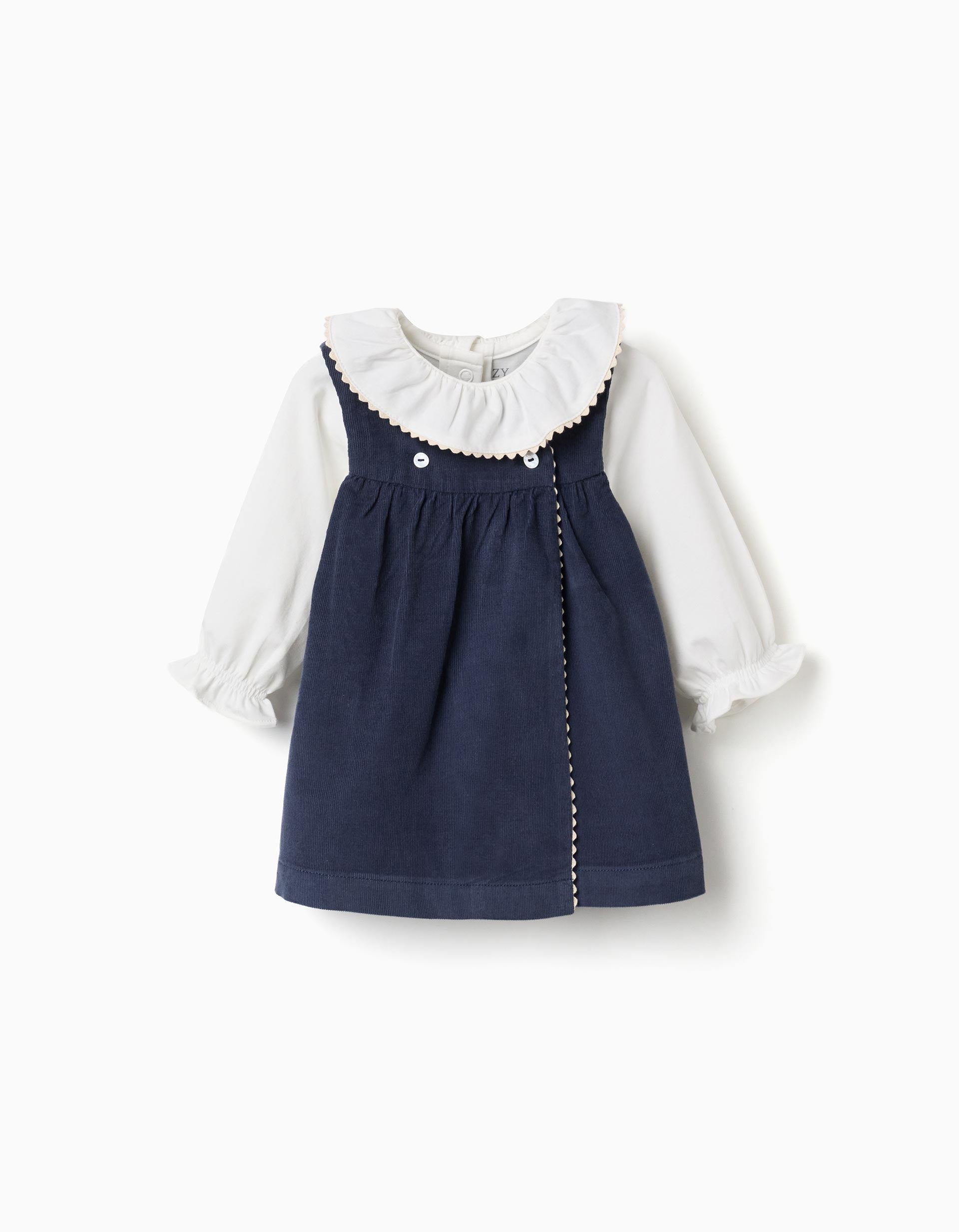 Ensemble body et robe en velours côtelé, ZIPPY