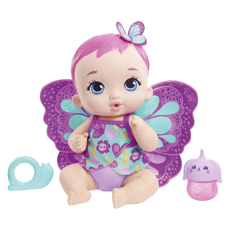 Bébé Papillon - Garden Baby - Boit Et Fait Pipi, MATTEL