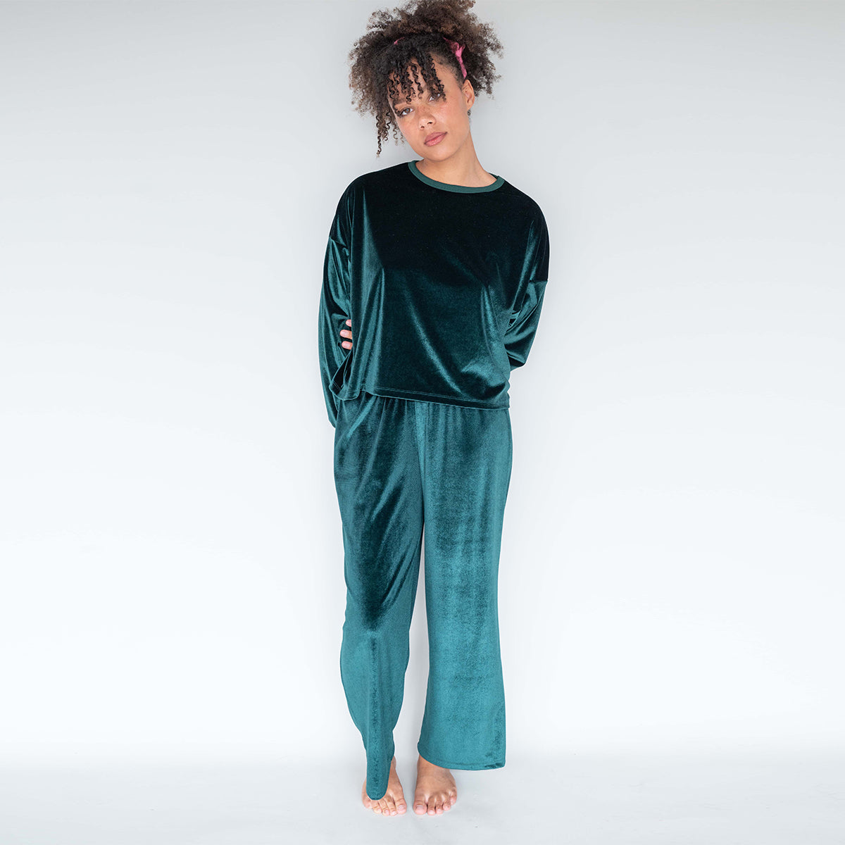 Pantalon en velours Vert, WE ARE JOLIES