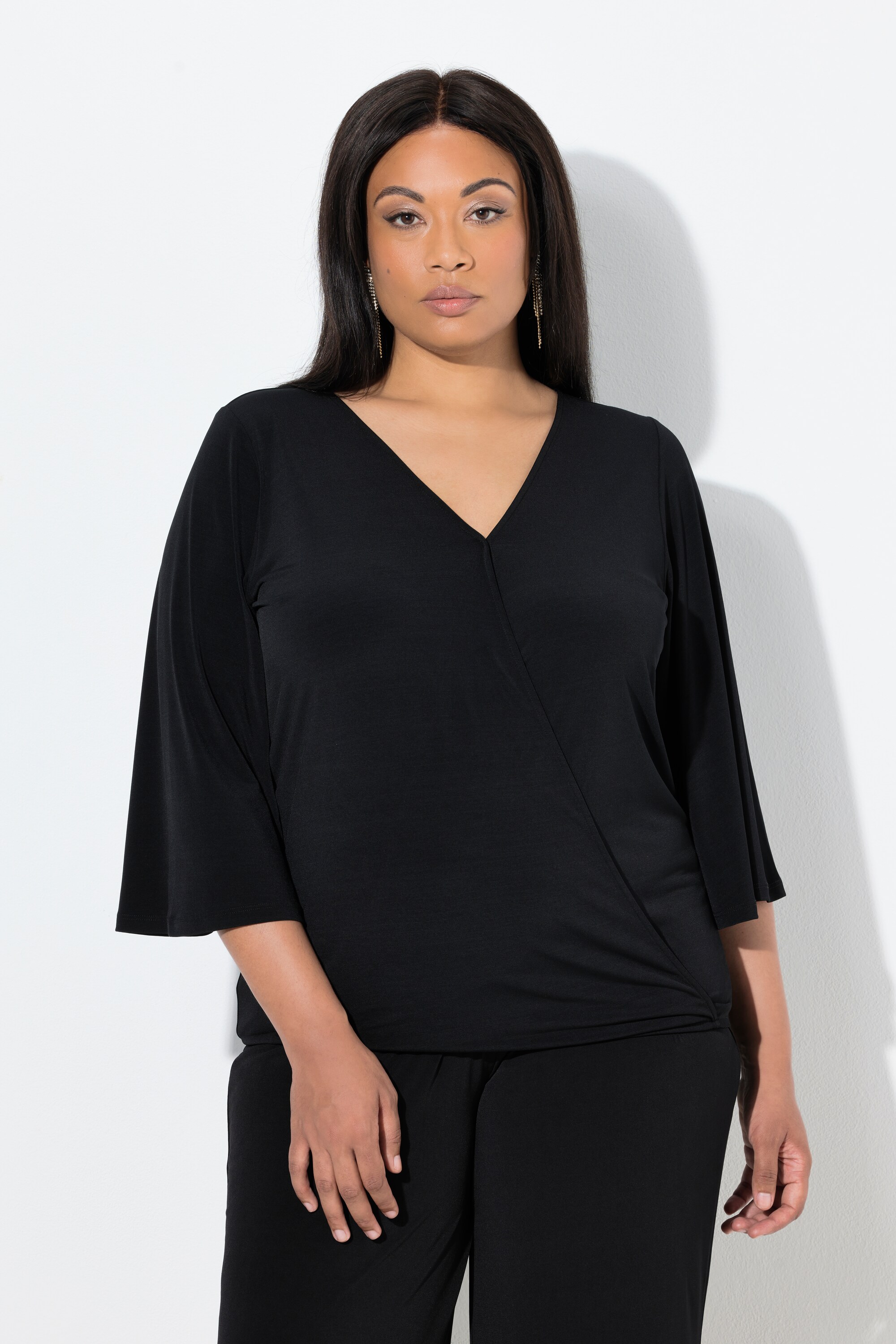 T-shirt à effet cache-cœur, ULLA POPKEN