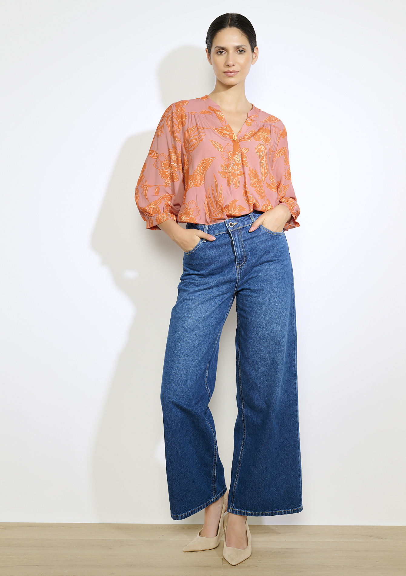 Jean large taille haute, LOLALIZA
