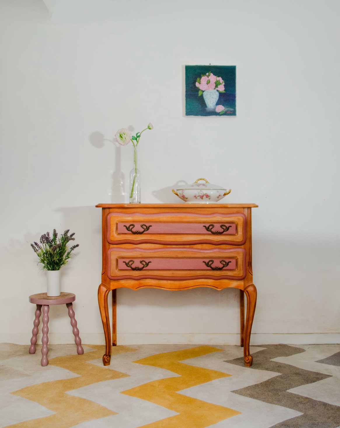 Commode en bois Garance N°732 - Bon état, DEBONGOUT