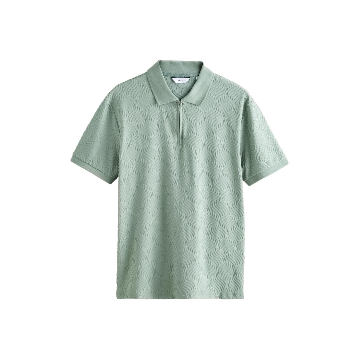 Polo habillé à motif jacquard n. premium, NEXT