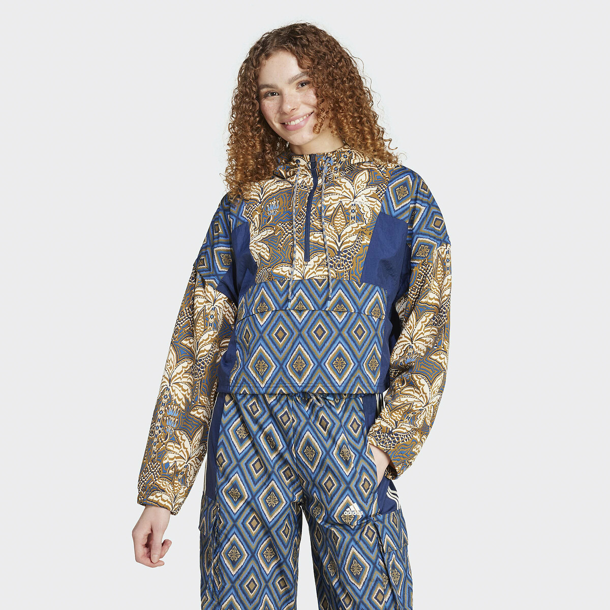 Veste à capuche zippée 1/4 ADIDAS x FARM PREMIUM, ADIDAS SPORTSWEAR